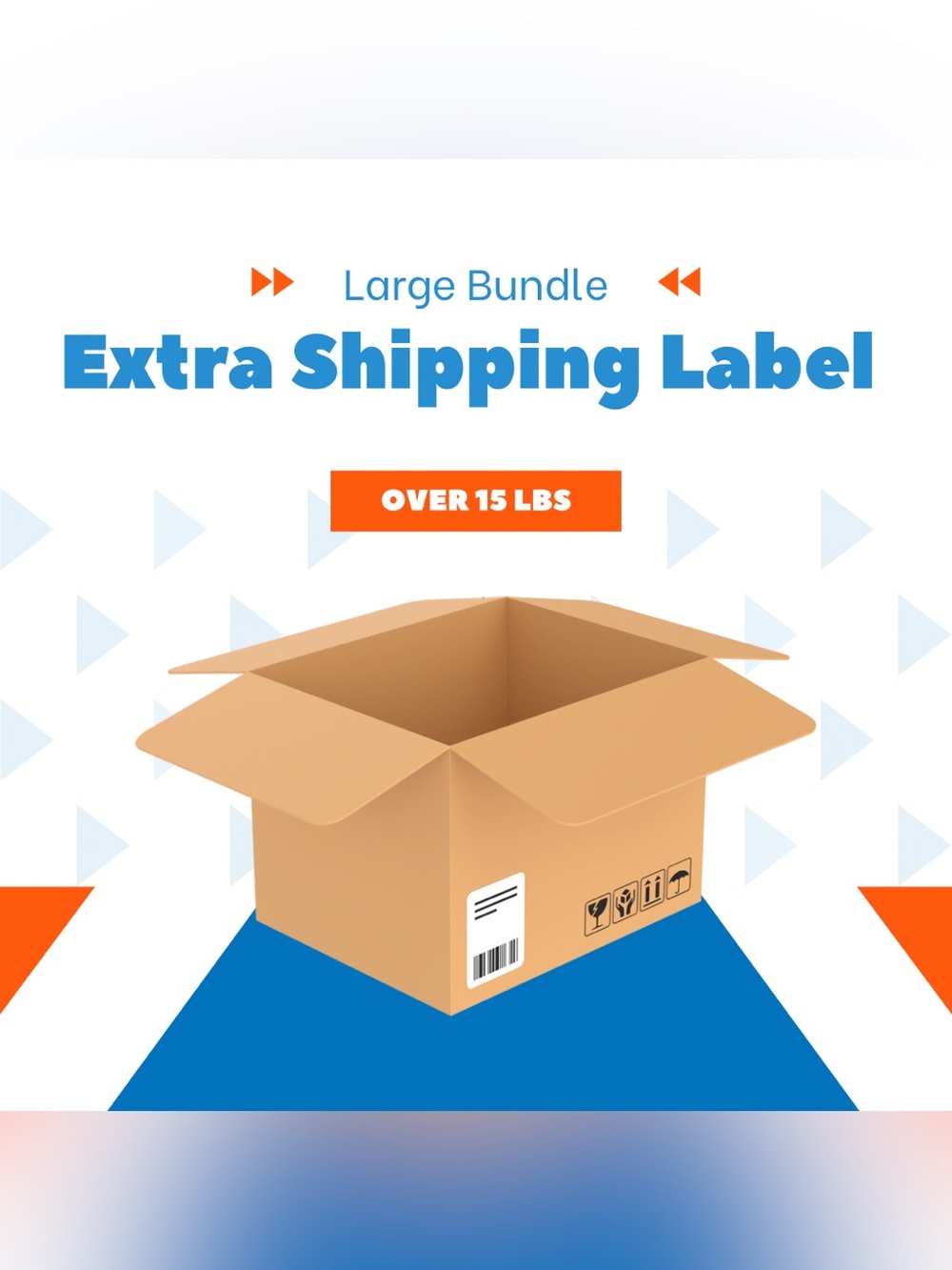 Extra Shipping Label-Over 15 Pounds